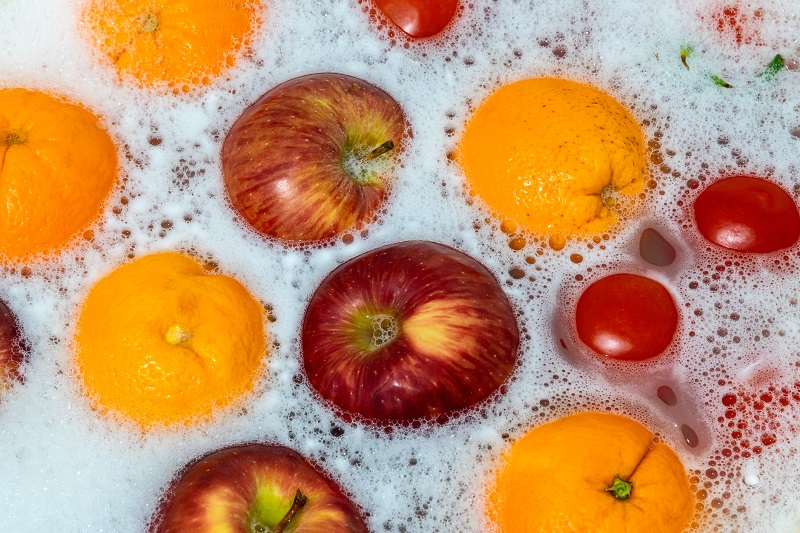 washing fruit and vegetable tips