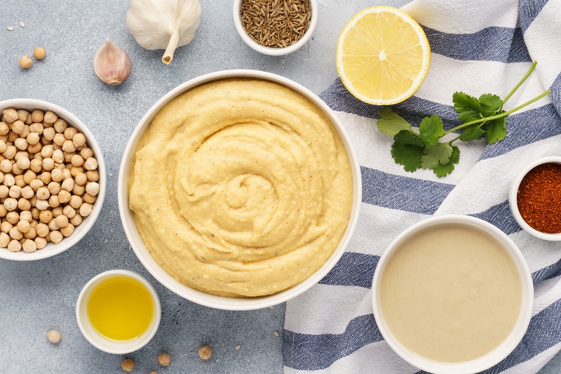 roasted garlic hummus