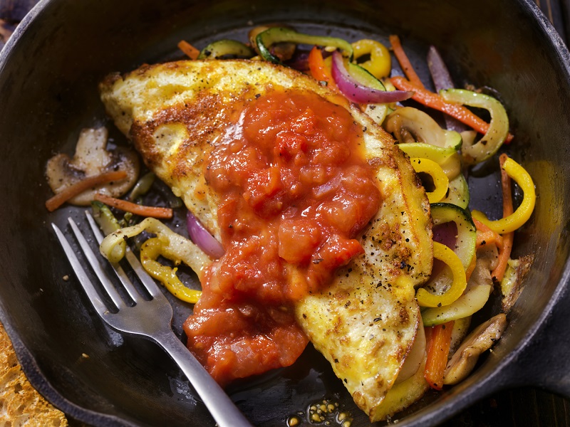 chili veggie omelet recipe