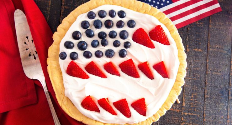 5-Ingredient Patriotic Cheesecake