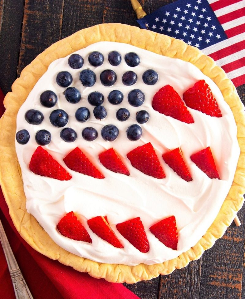 5-Ingredient Patriotic Cheesecake