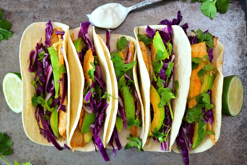 fish tacos. The Leaf fresh fish recipes.