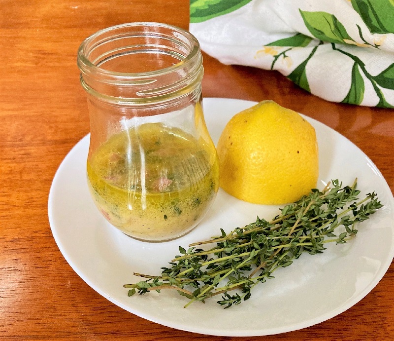 Vinaigrette Recipe Lemon Thyme The Leaf