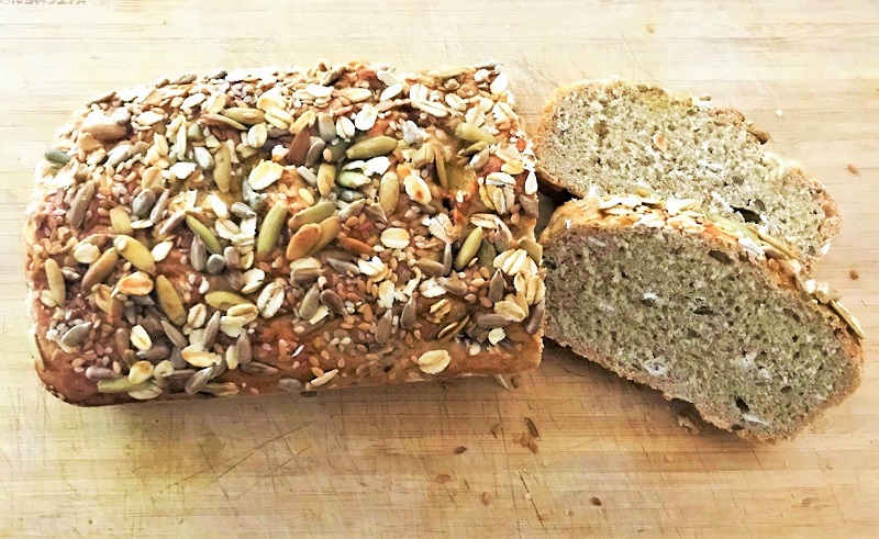 Healthy Seeded Whole Bread dough