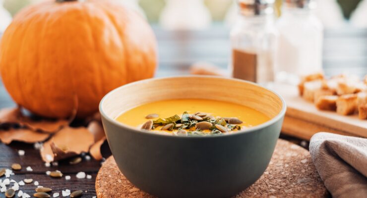 healthy fall soup recipe with pumpkin