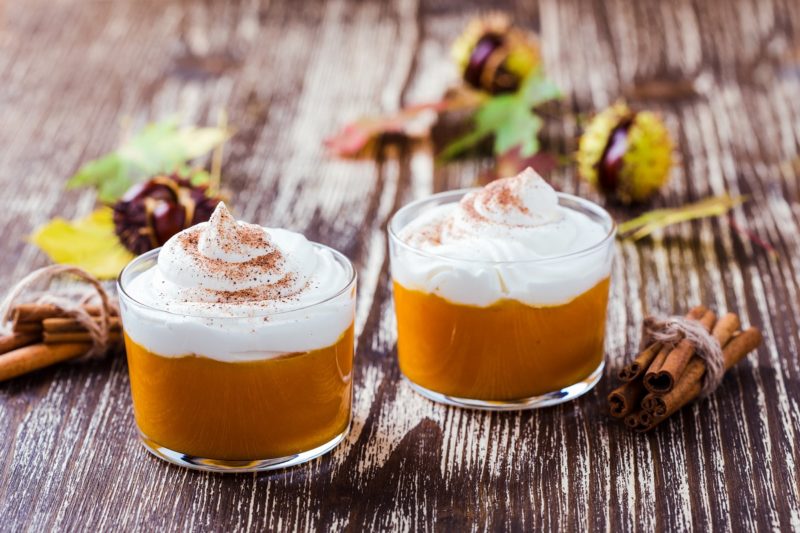 No Bake pumpkin dessert recipes with whipped cream