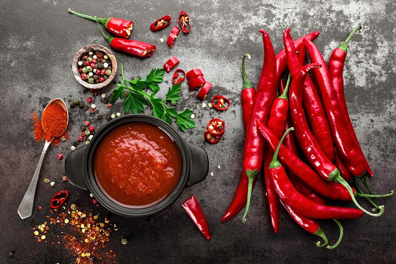 spicy red chili pepper paste