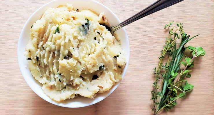 herb mashed potatoes recipe