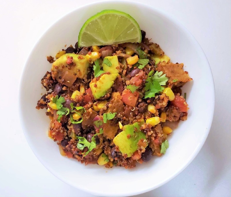 One-Pan Vegetarian Mexican Quinoa