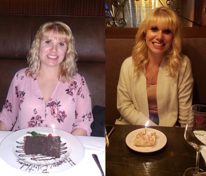 Chrissie Lapke before and after weight loss success story. New Year's Resolution