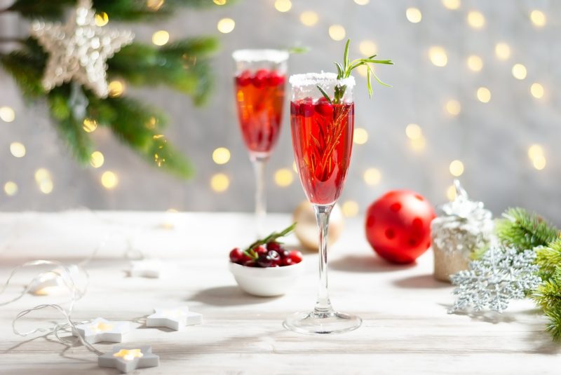 Healthy holiday mocktails