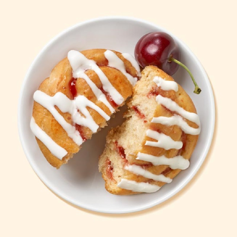 fruity cherry cheese roll