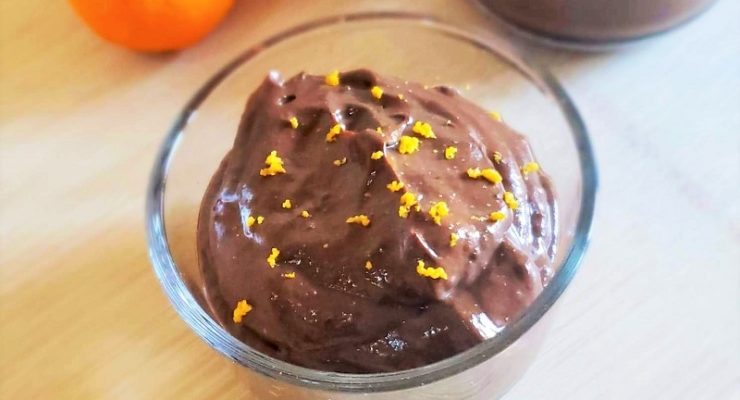 Chocolate Orange Avocado Pudding