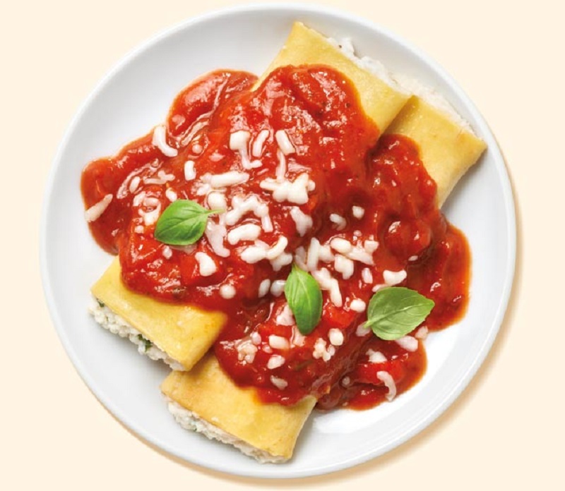 Four Cheese Manicotti from Nutrisystem Vegetarian meal delivery