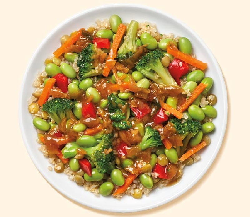 Sweet Ginger and Veggie Grain Blend from Nutrisystem Vegetarian meal delivery