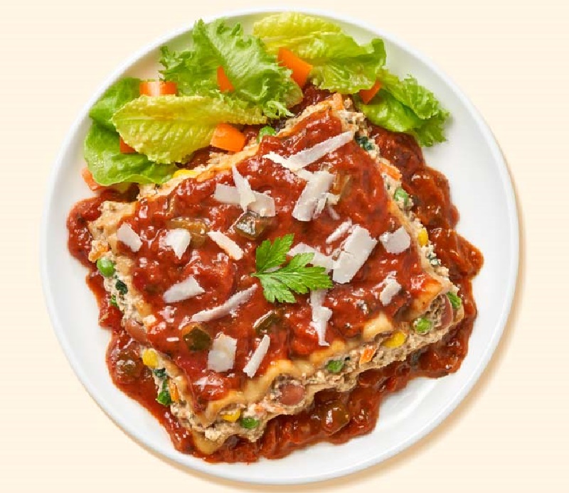 Vegetable Lasagna from Nutrisystem Vegetarian meal delivery