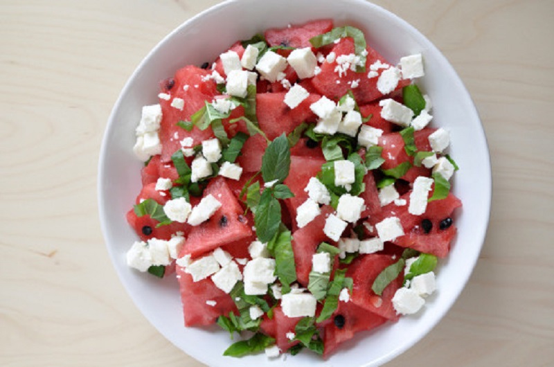 Watermelon Summer Salad with Quinoa