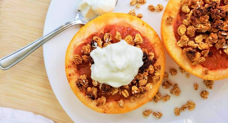 Baked Grapefruit Crisp