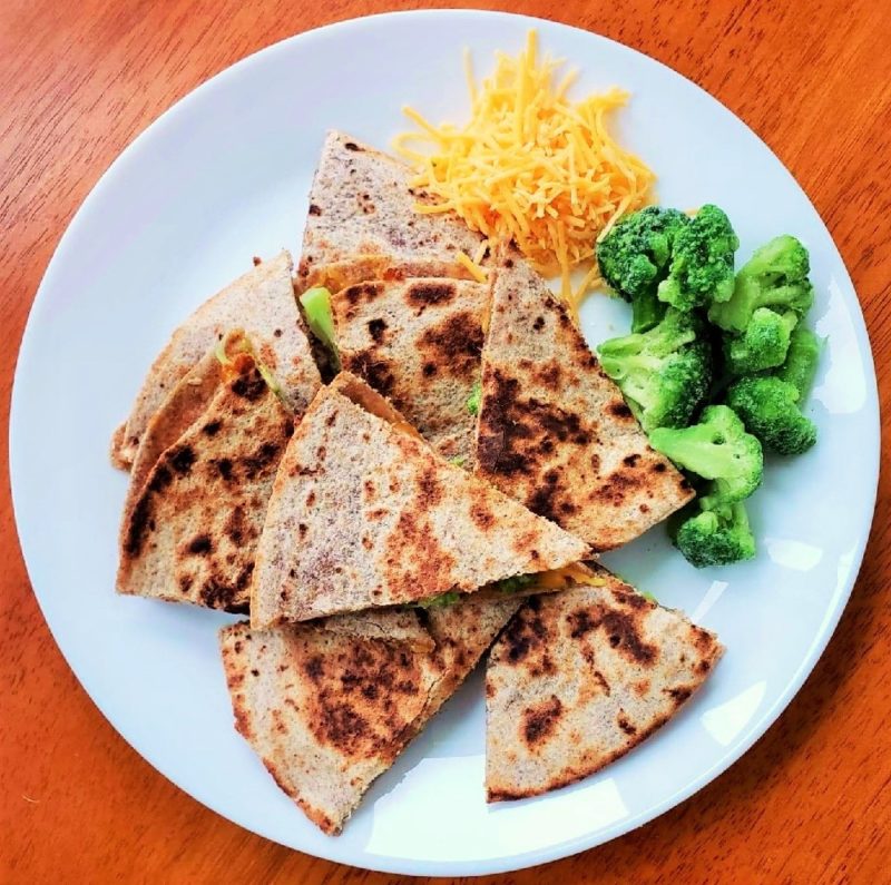 Broccoli Cheese Quesadilla (3Ingredient Recipe!) The Leaf