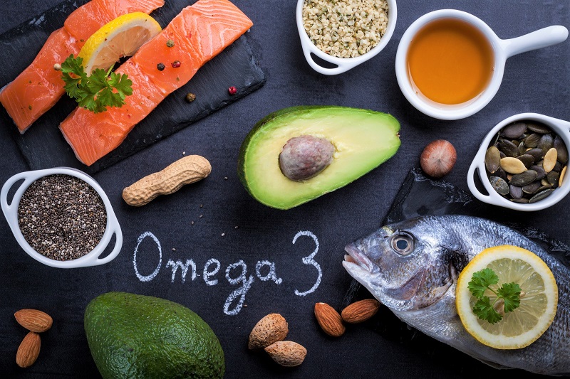 Omega-3 fatty acids are popular and can be found in avocados, oily fish, and oils