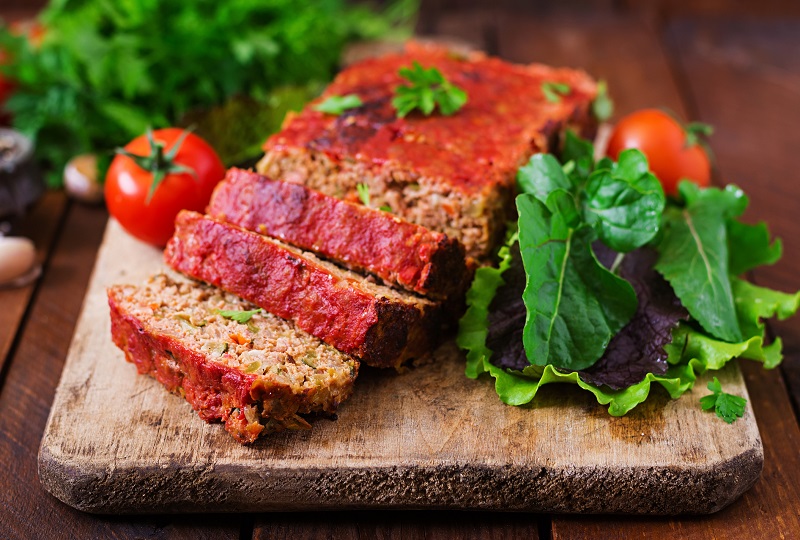 Air Fryer Meatloaf with Lean Ground Beef