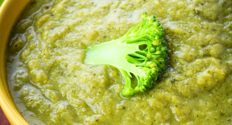 unlimited broccoli cauliflower soup in a bowl