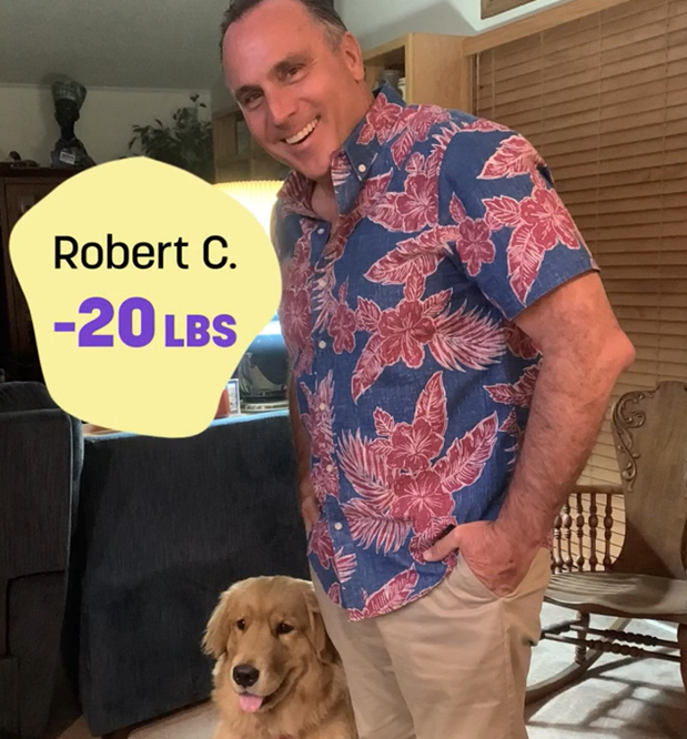 Robert C. lost 20 pounds on Nutrisystem.