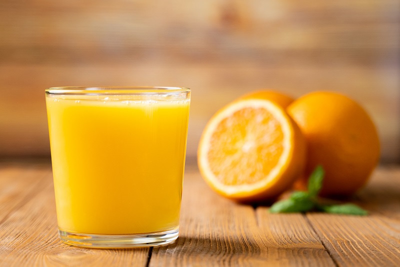 orange juice is a healthy no-cook SmartCarb on Nutrisystem