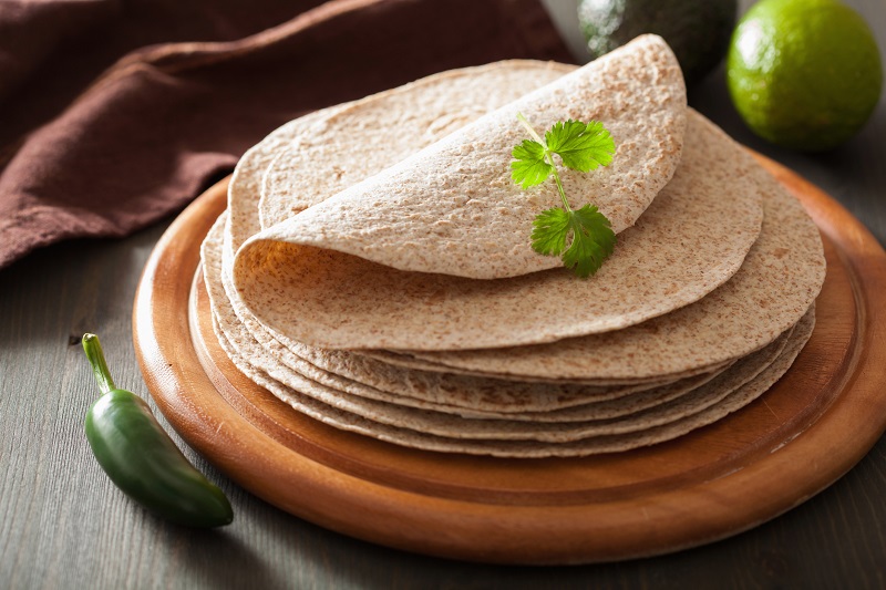 Whole Wheat Wraps or Tortillas are healthy no-cook SmartCarbs on Nutrisystem