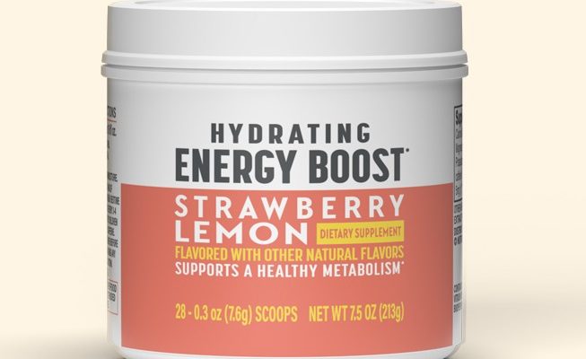 Strawberry Lemon Hydrating Energy Boost