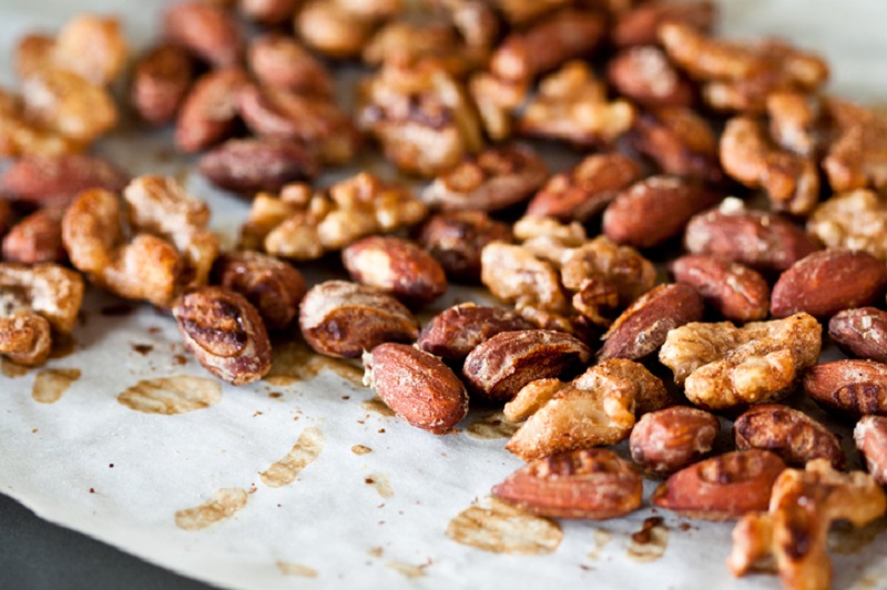 Healthy Air Fryer Spiced Nuts