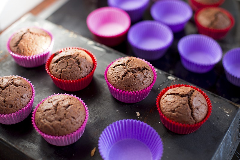 4-Ingredient Chocolate Muffin