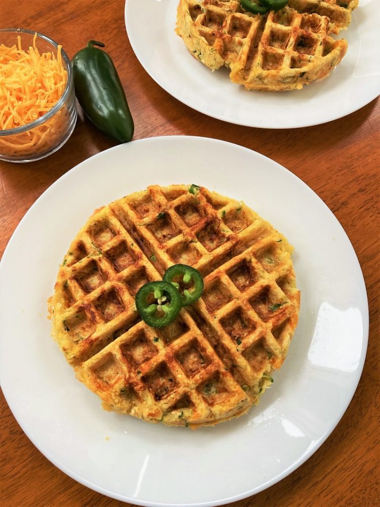 Cheddar Jalapeno Waffles The Leaf Nutrisystem Blog