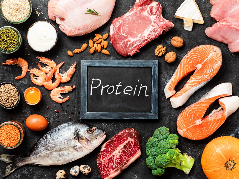 Assortment of protein sources