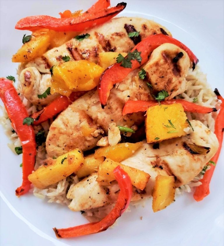 Tropical Chicken Tenderloins with Coconut Rice The Leaf