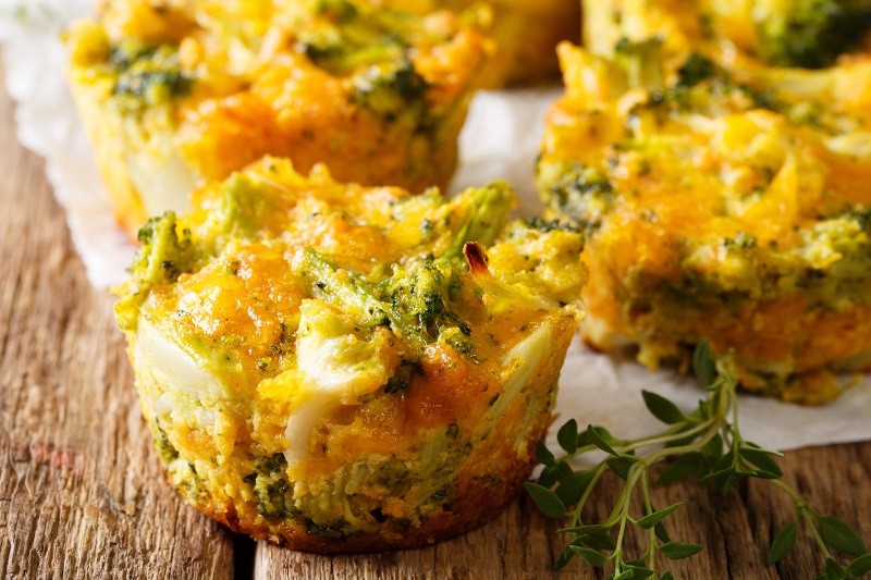 Broccoli and Cheese Muffins