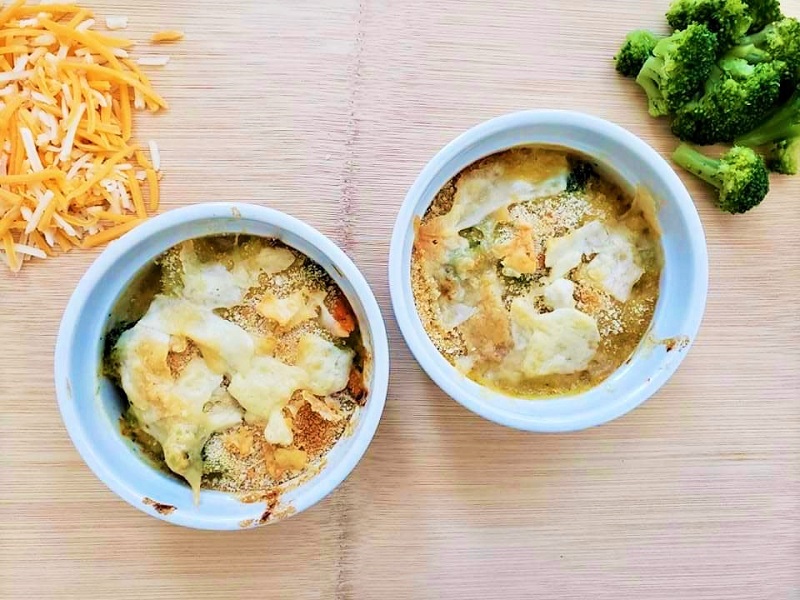 Easy Broccoli Cheddar Soup Bake