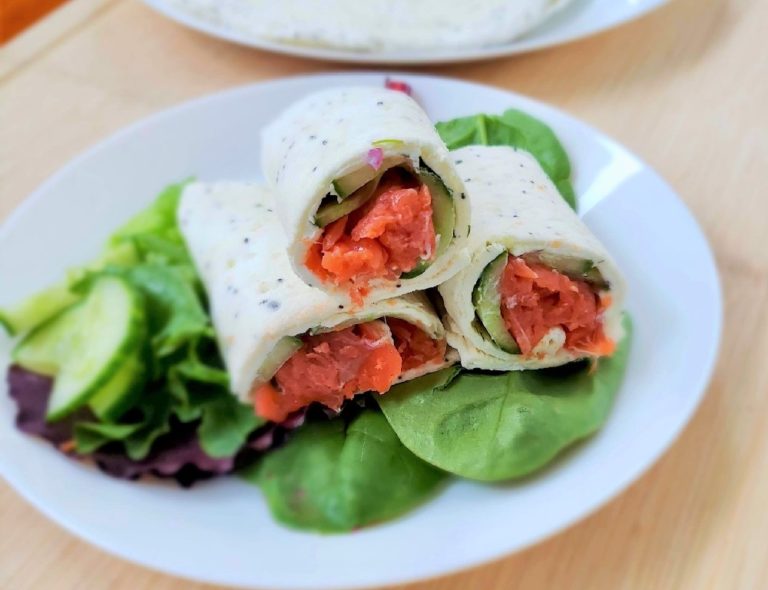 LowCarb Lox Egg White Wrap The Leaf