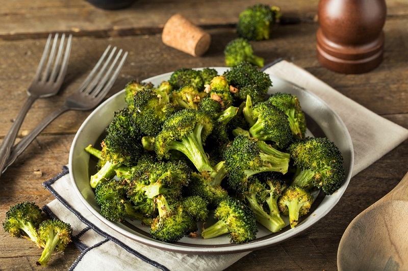Crispy Air Fryer Frozen Broccoli