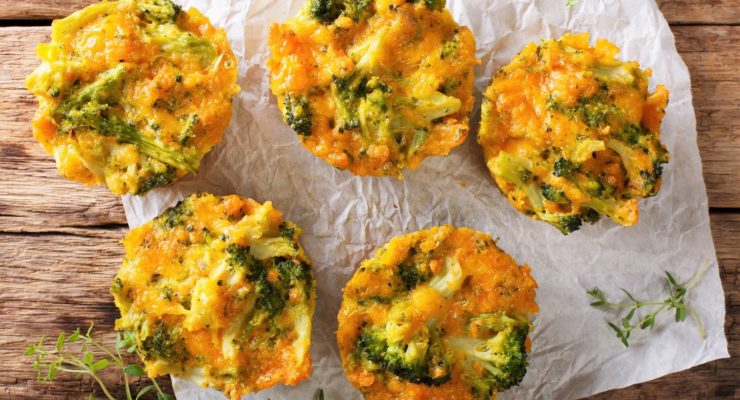 Broccoli and cheese muffins