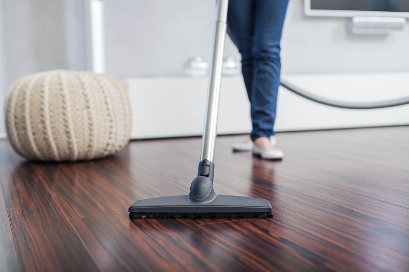 woman with Vacuum Cleaner