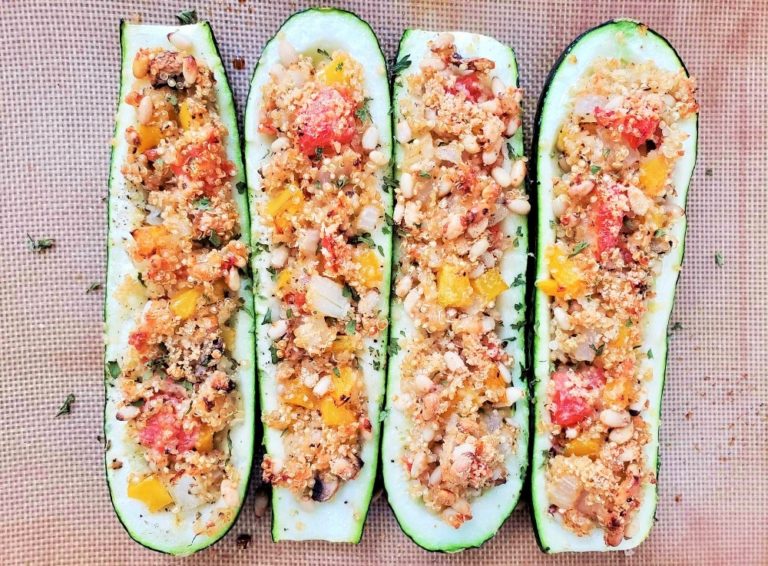 Vegetarian Stuffed Zucchini Boats | The Leaf