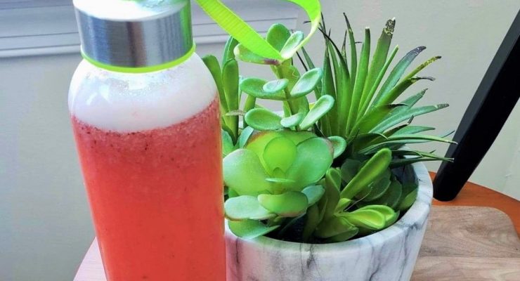 DIY Strawberry Lemonade Sports Drink