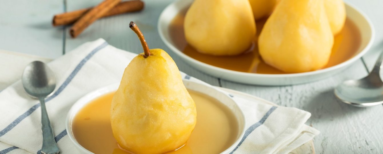 Sweet Homemade Poached Pears