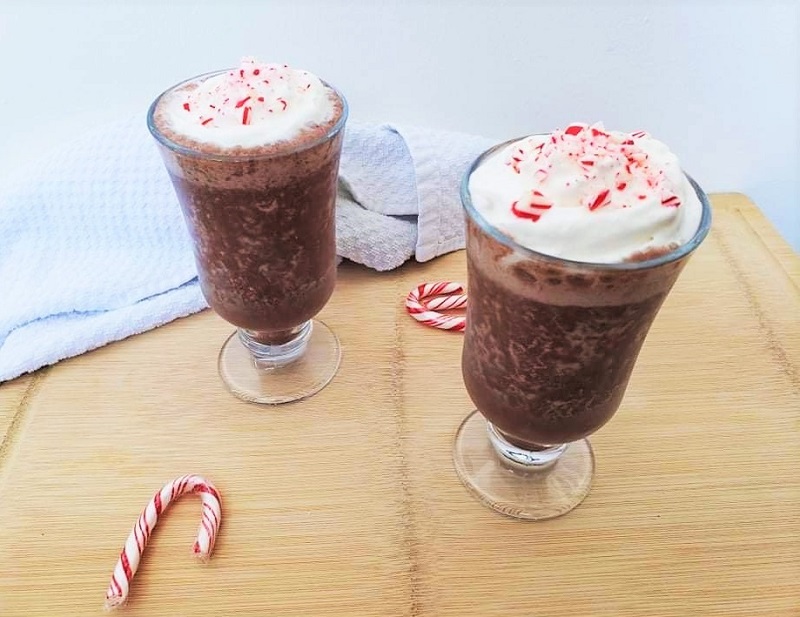 Chocolate Peppermint Protein Shake