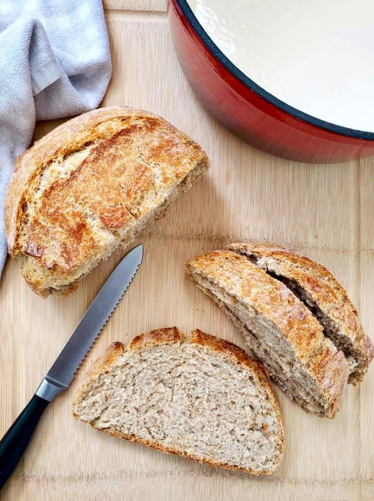 Dutch Oven Honey Wheat Bread | The Leaf