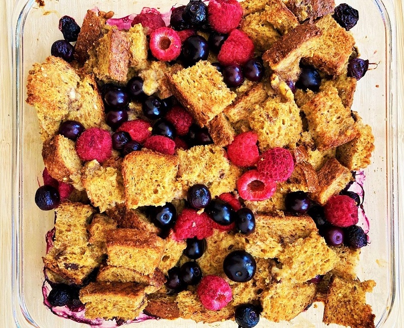 Baked Berry French Toast Casserole
