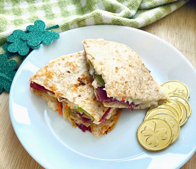 Corned Beef and Cabbage Quesadillas The Leaf