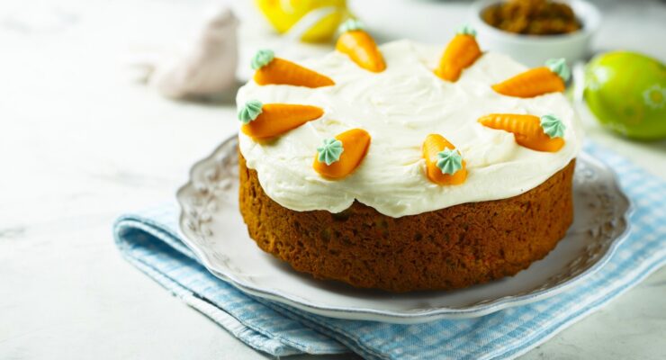 Carrot cake easter dessert