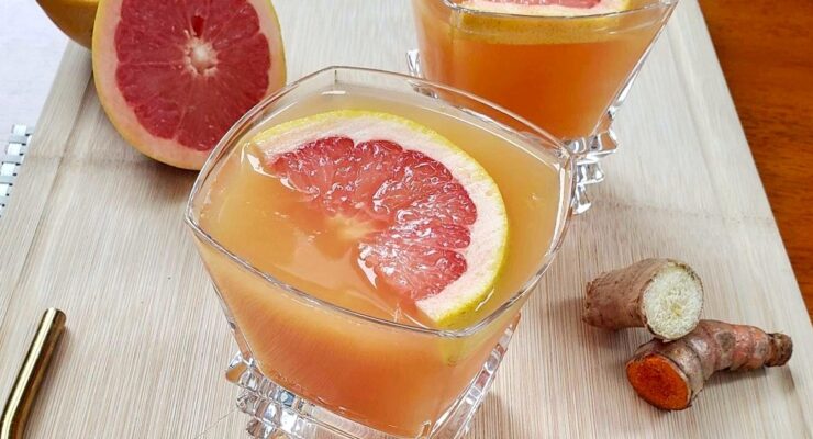 ginger turmeric grapefruit juice